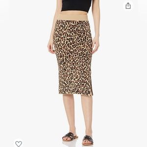 The Drop Women's Vera Slim Side Slit Midi Sweater Skirt, Sz M